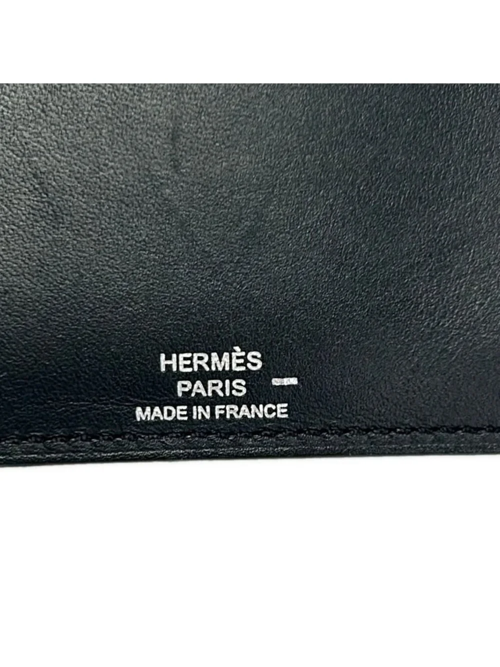 Hermes Card Case Petit Chevaux Black Navy Purple